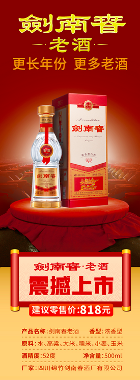 劍南春老酒重磅上市，強(qiáng)勢占領(lǐng)次高端市場